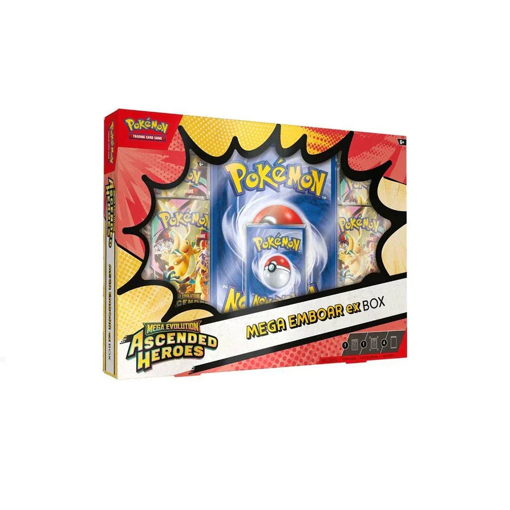 Pokémon TCG: Mega Evolution—Ascended Heroes Mega Emboar ex Box