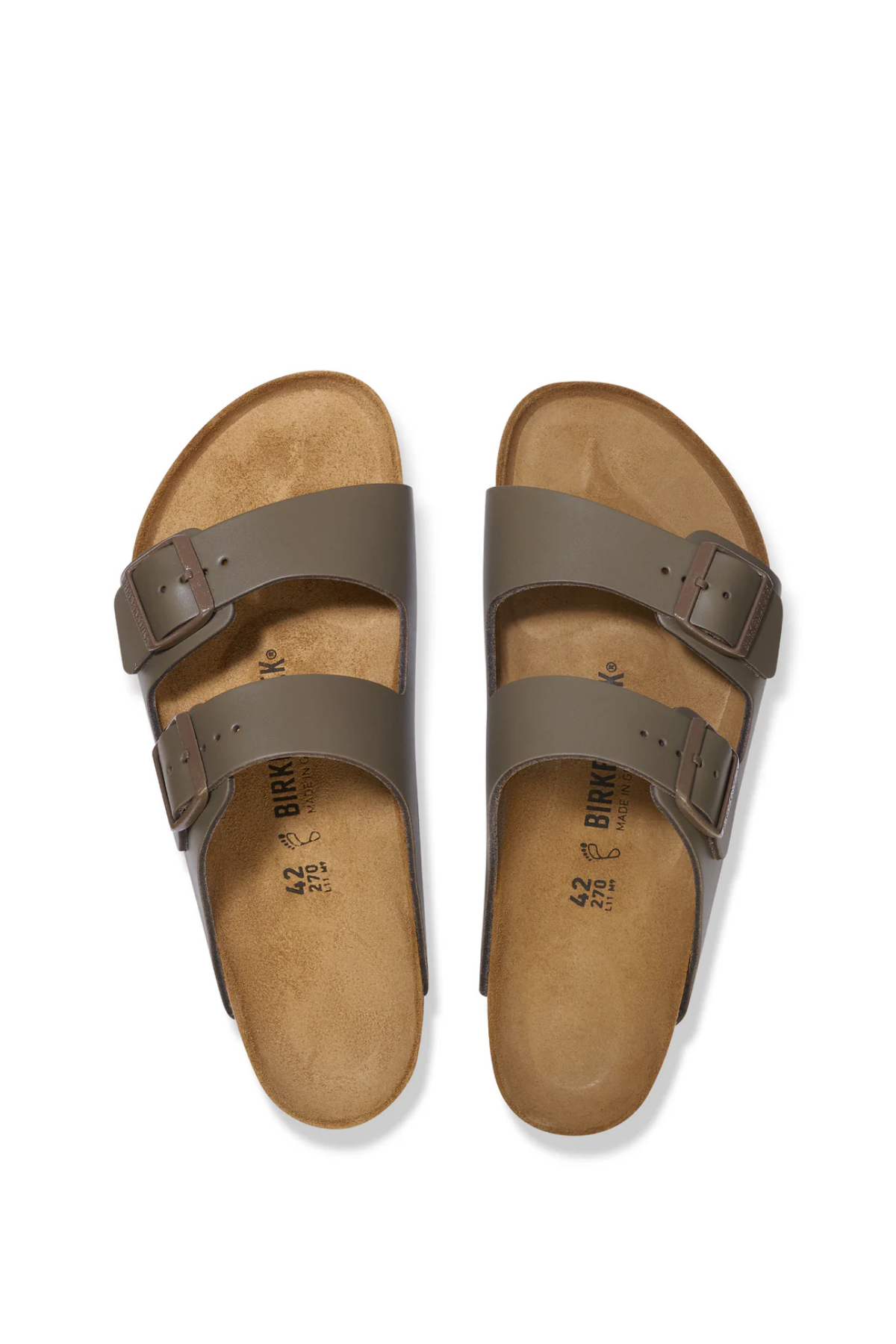 Arizona Concrete Grey Smooth Leather Regular