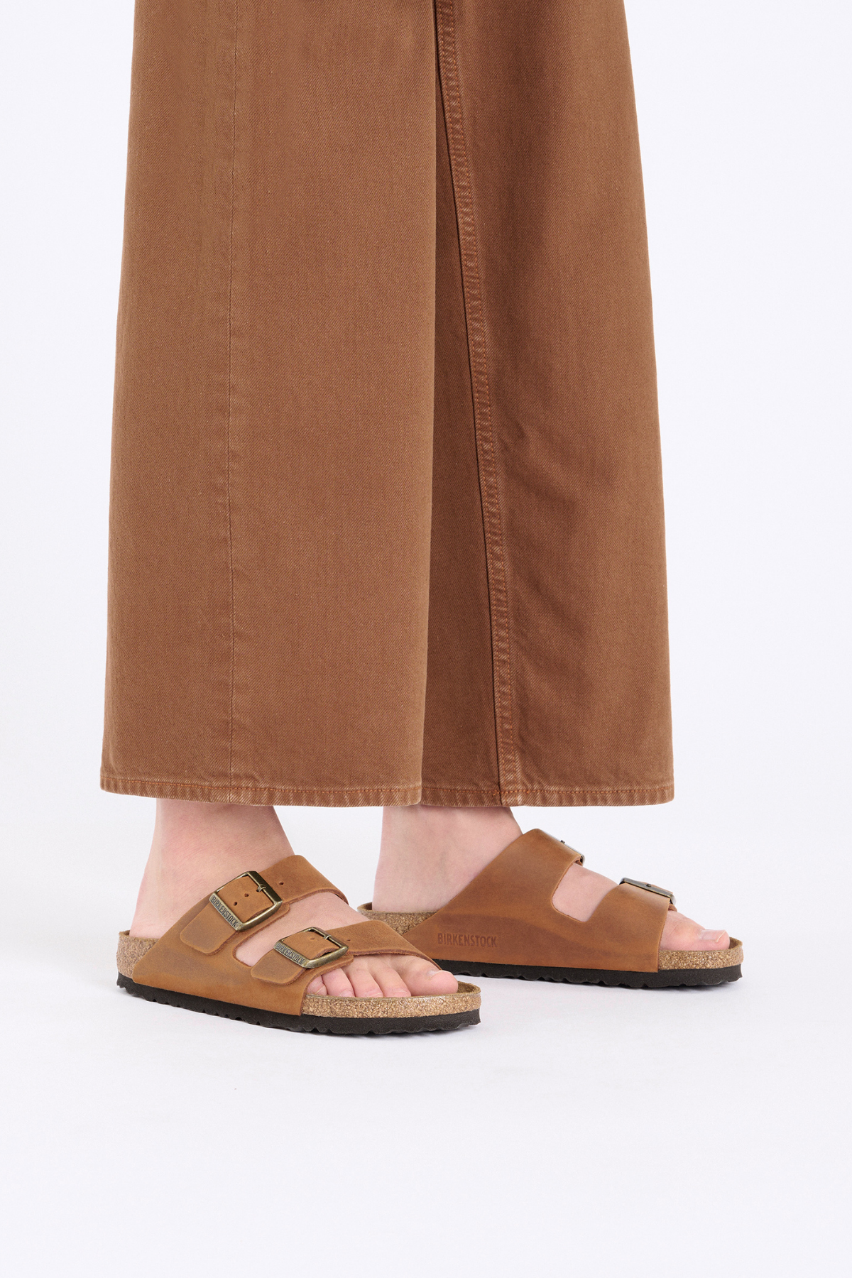 Arizona Cognac Oiled Leather Narrow