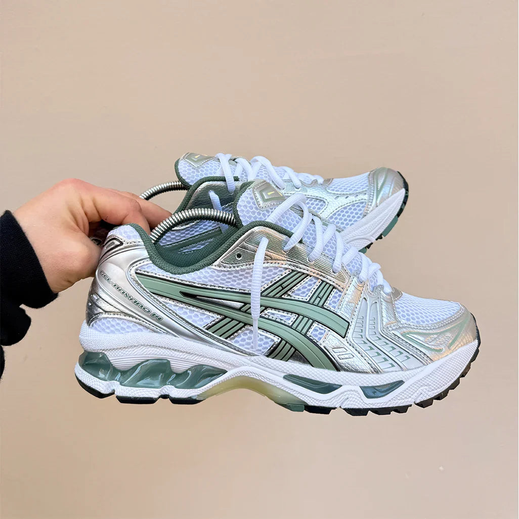 Gel-Kayano 14 White Pure Silver Slate Grey Sage