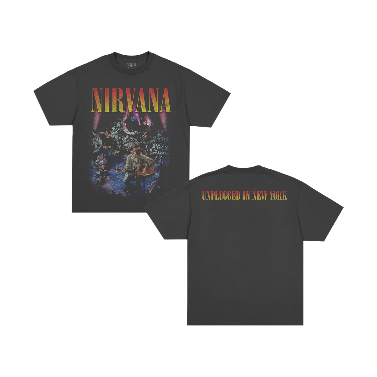 Unplugged in New York Tee (Dark Gray)