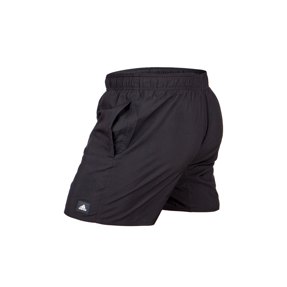 Solid CLX Short-Length Swim Shorts Black