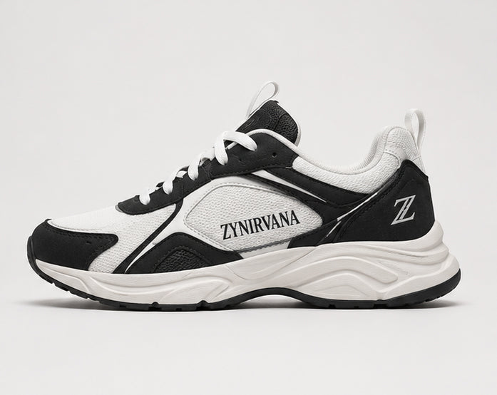 Zynirvana Casual Comfort Sneakers Black/White