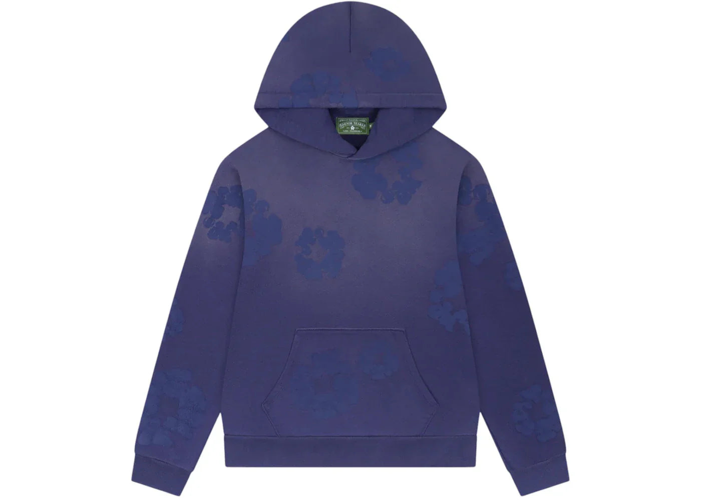 Denim Tears Mono Cotton Wreath Hoodie Washed Blue