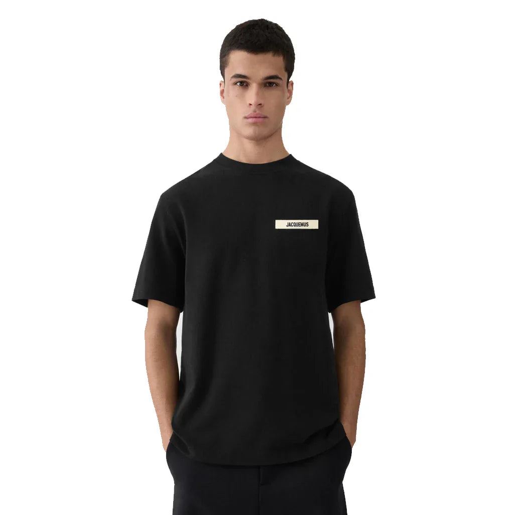 Jacquemus The Gros Grain T-Shirt in Black