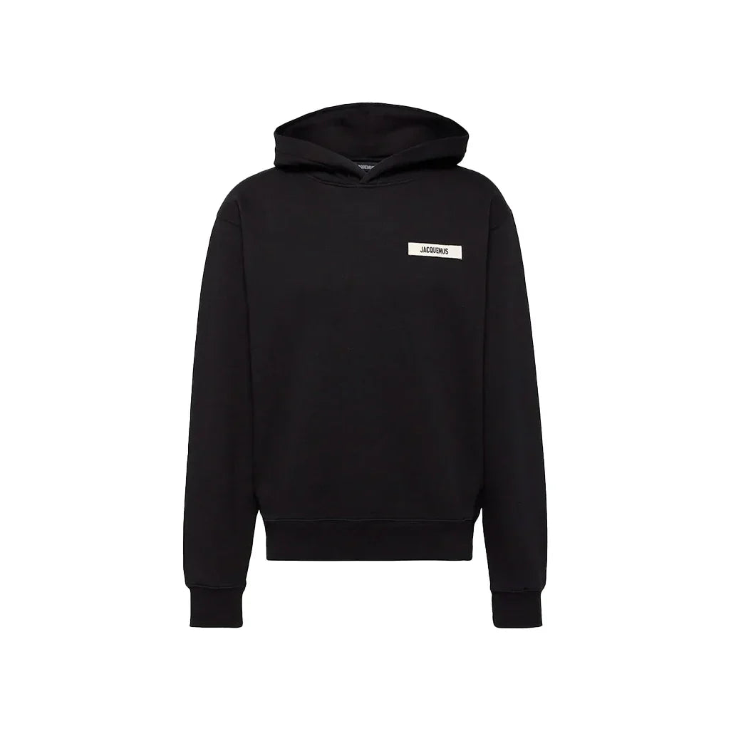 Jacquemus The Gros Grain Hoodie in Black