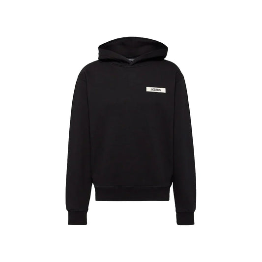 Jacquemus The Gros Grain Hoodie in Black