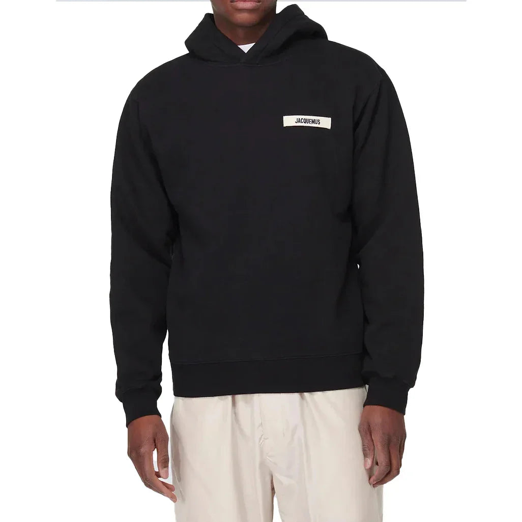 Jacquemus The Gros Grain Hoodie in Black