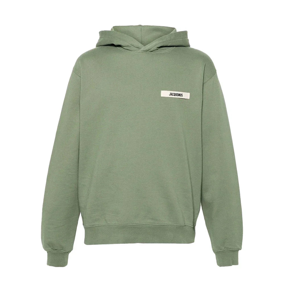 Jacquemus The Gros Grain Hoodie in Green