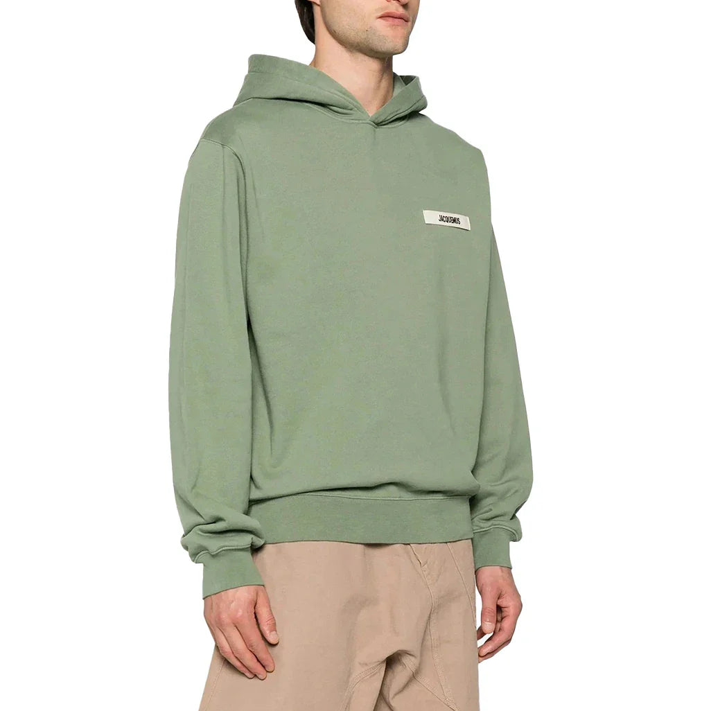 Jacquemus The Gros Grain Hoodie in Green