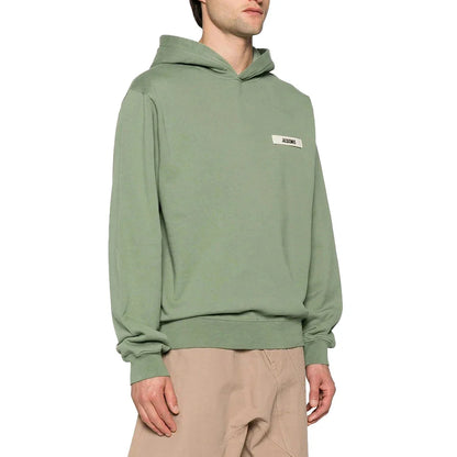 Jacquemus The Gros Grain Hoodie in Green