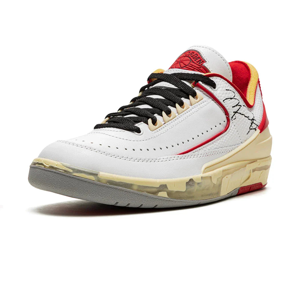 Off-White x 2 Retro Low SP 'White Varsity Red'