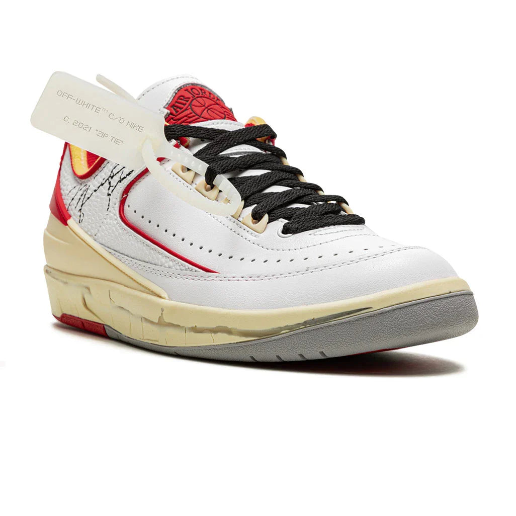 Off-White x 2 Retro Low SP 'White Varsity Red'