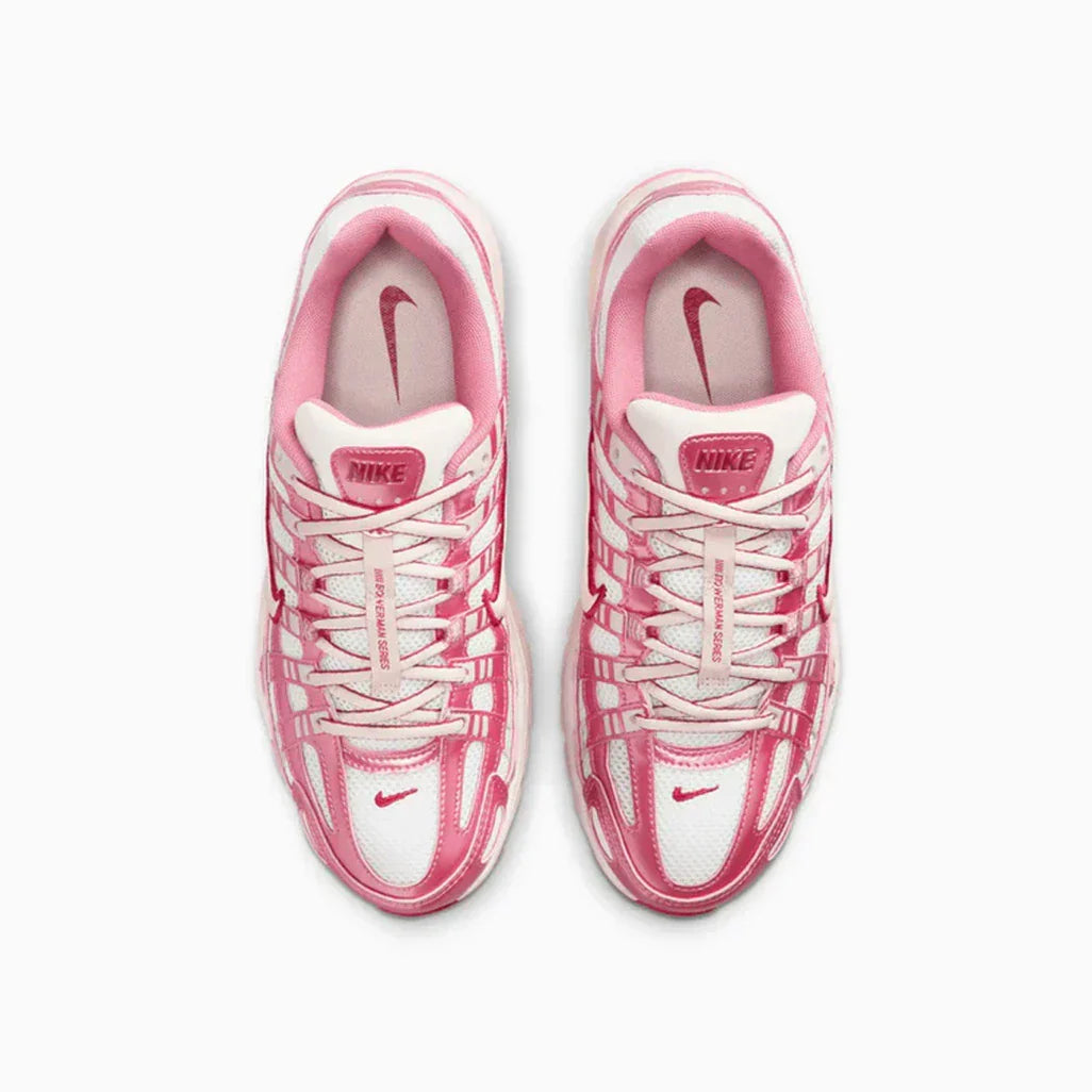 Nike P-6000 White Silt Red Peony W