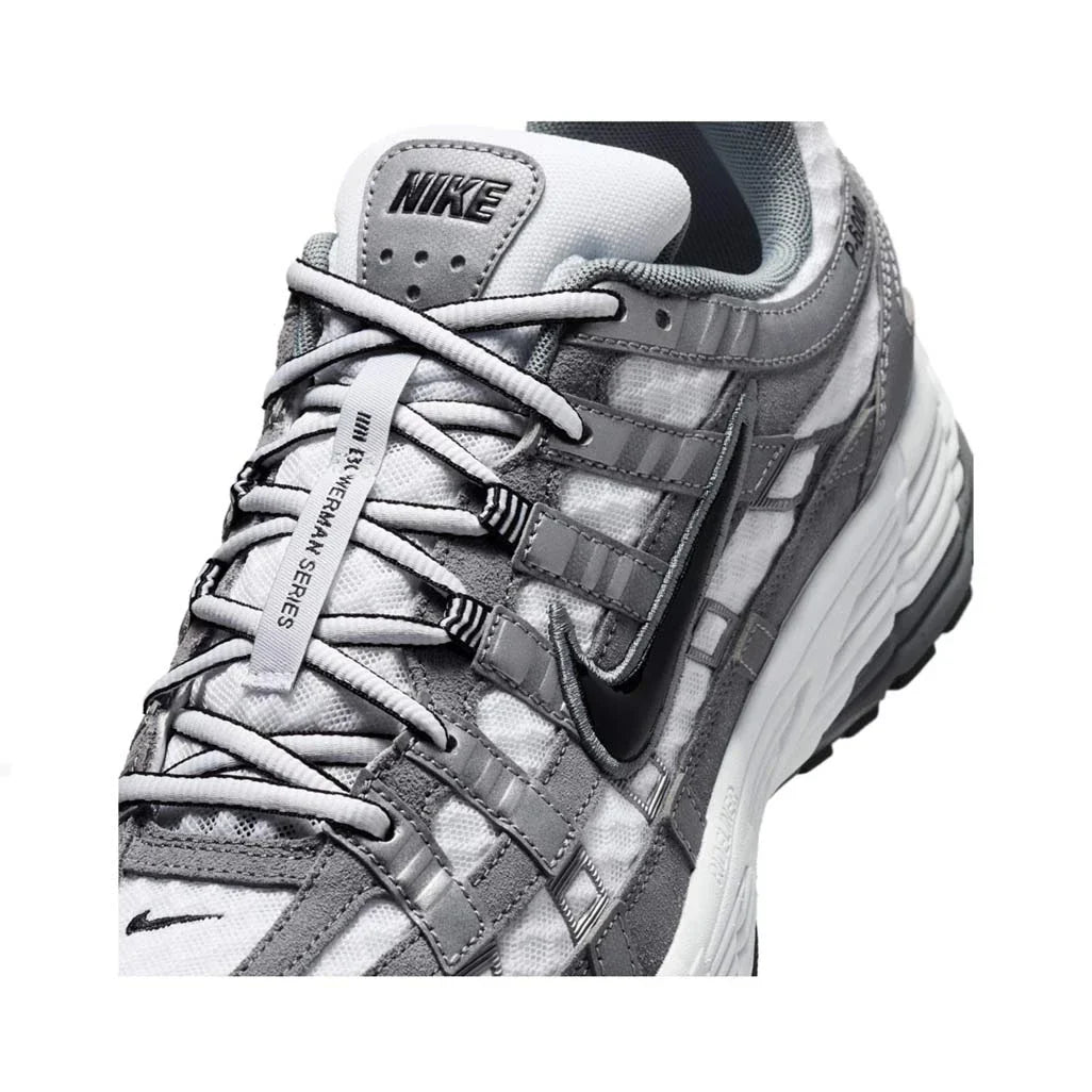 Nike P-6000 White Metallic Cool Grey