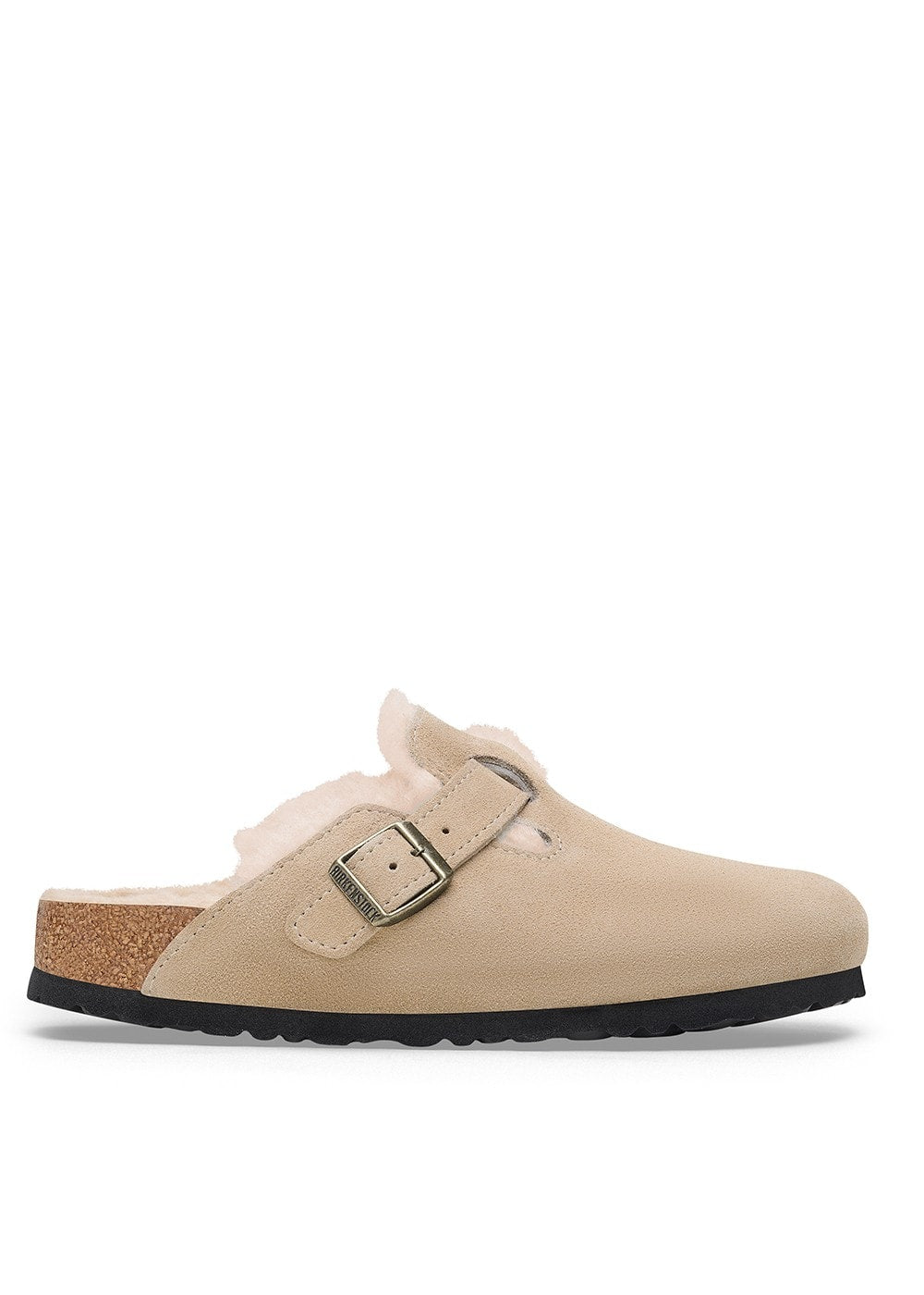 Boston Shearling Suede Clogs