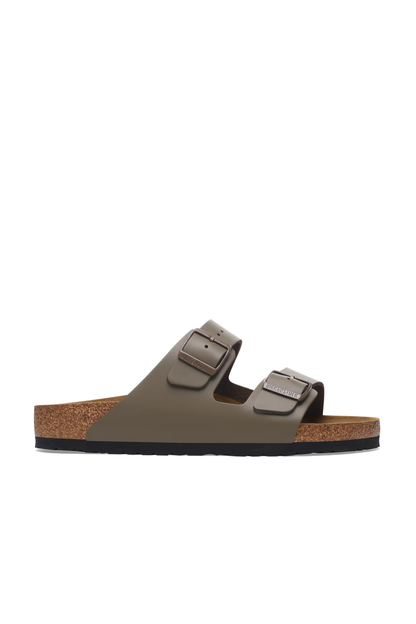 Arizona Concrete Grey Smooth Leather Narrow