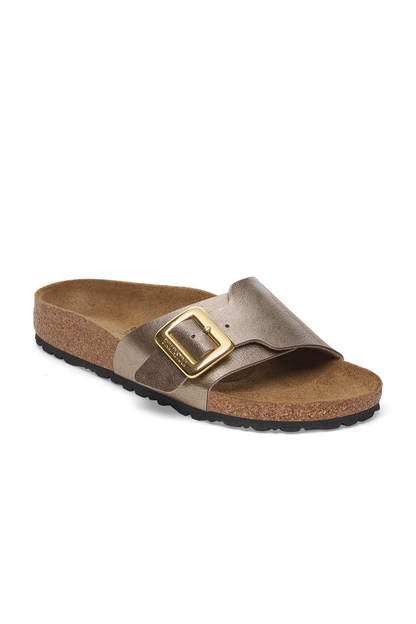 Catalina Cushion Buckle Graceful Taupe Birko-flor Narrow