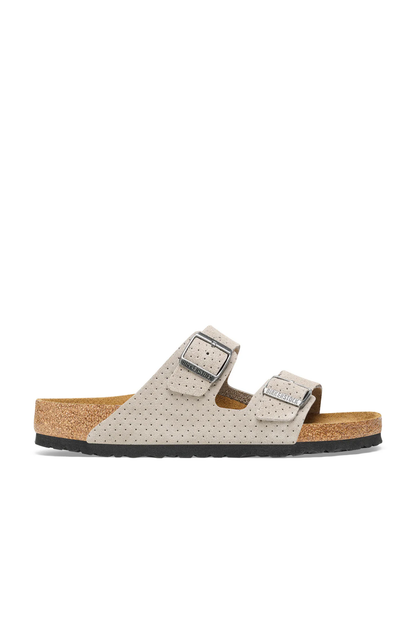 Arizona Stone Coin Embossed Suede Leather Regular