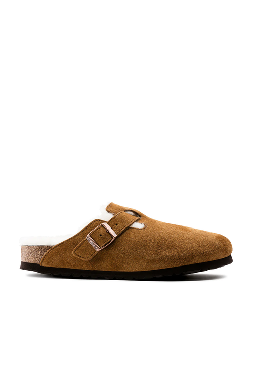 Boston Shearling Mink Suede Leather/Shearling Narrow