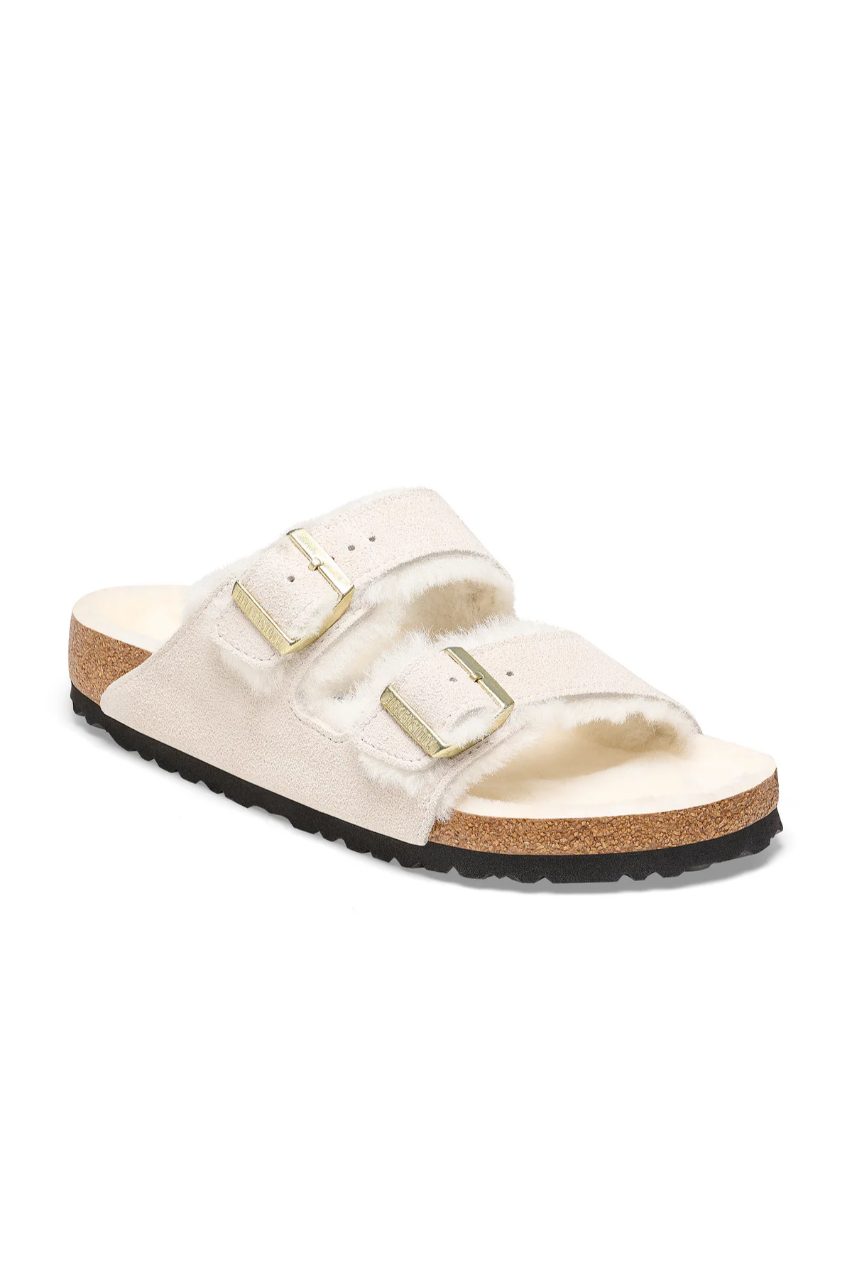Arizona Shearling Antique White Suede Leather/shearling Regular