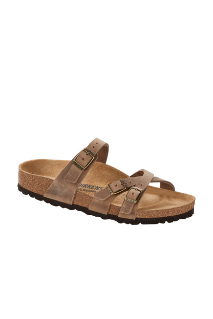Franca Tabacco Brown Oiled Leather Narrow