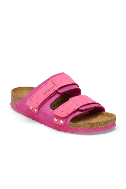 Uji Fuchsia Tulip Suede/nubuck Leather Narrow
