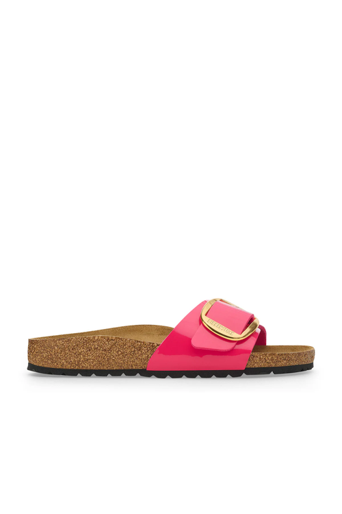 Madrid Big Buckle Patent Fuchsia Fusion Birko-flor Regular