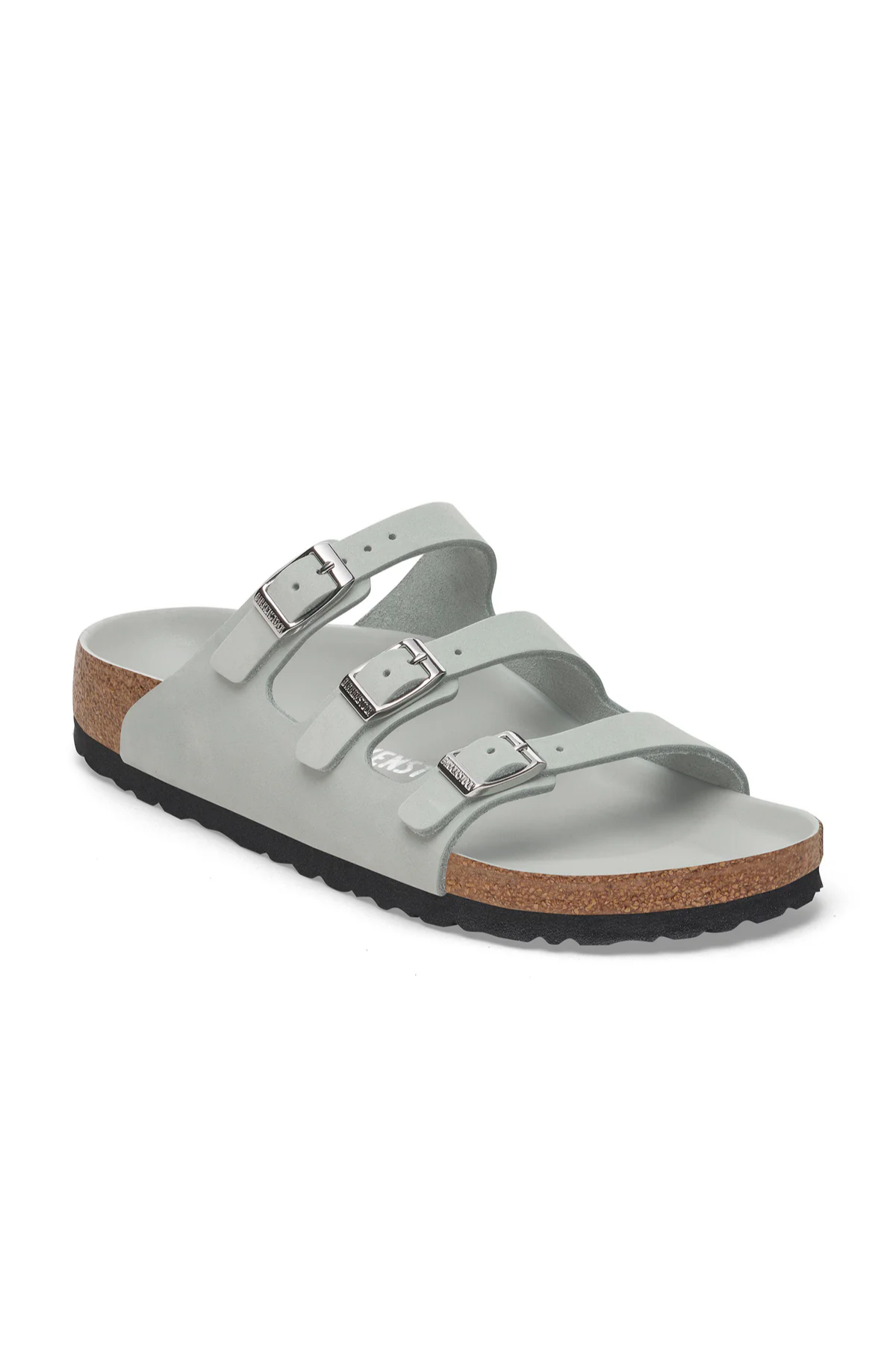 Florida Semi-Exquisite Pure Sage Nubuck Leather Narrow
