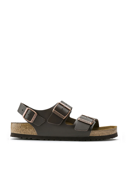 Birkenstock Milano Dark Brown Smooth Leather Regular