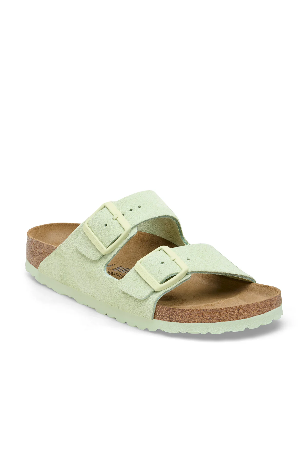 Arizona Faded Lime Suede Leather Narrow