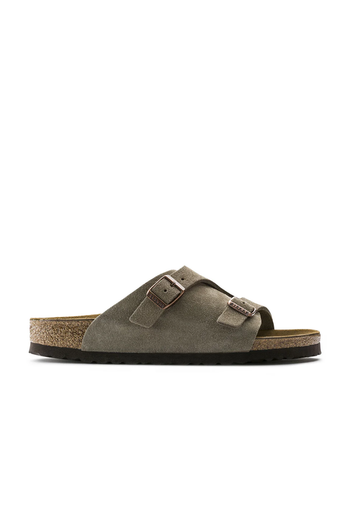 Zurich Taupe Suede Leather Regular