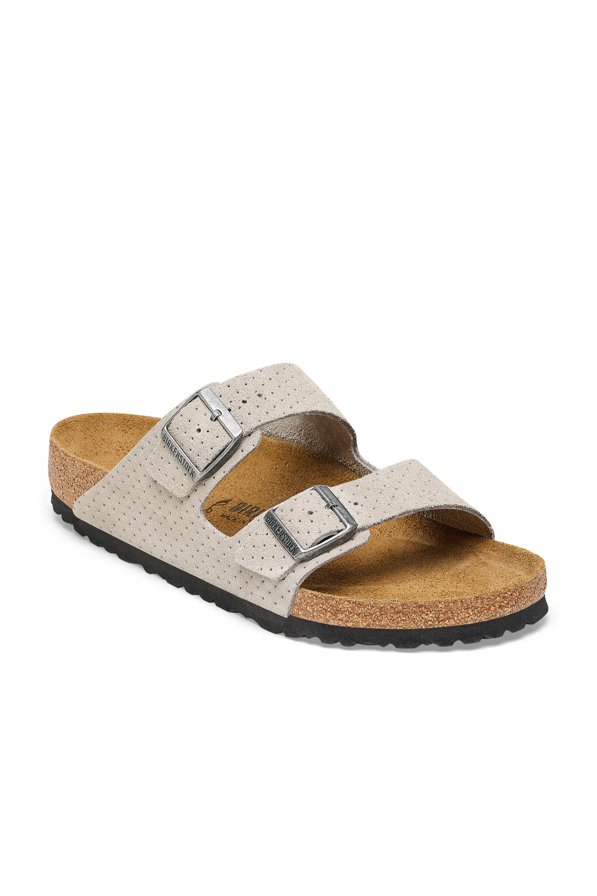 Arizona Stone Coin Embossed Suede Leather Regular
