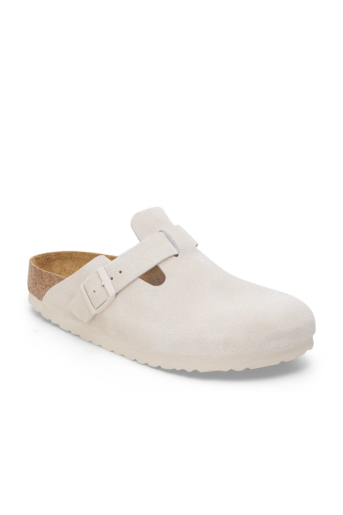 Boston Sfb Antique White Suede Leather Regular