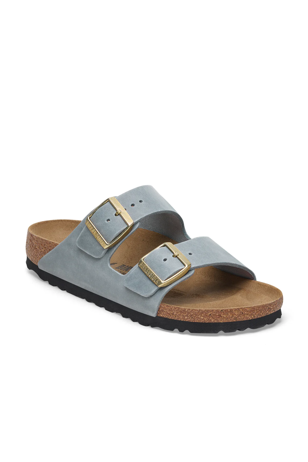 Arizona Basalt Grey Oiled Leather Narrow