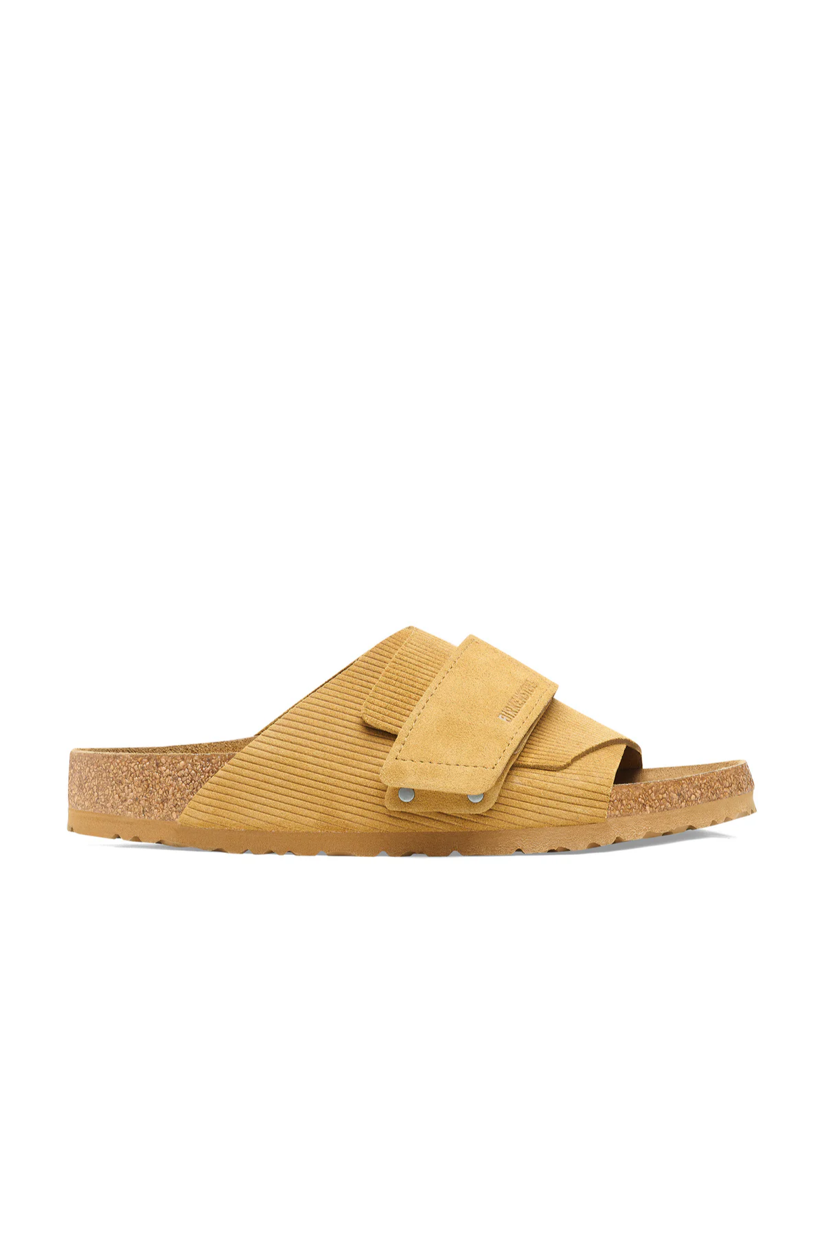 Kyoto Corduroy Cork Brown Embossed Suede Leather Regular