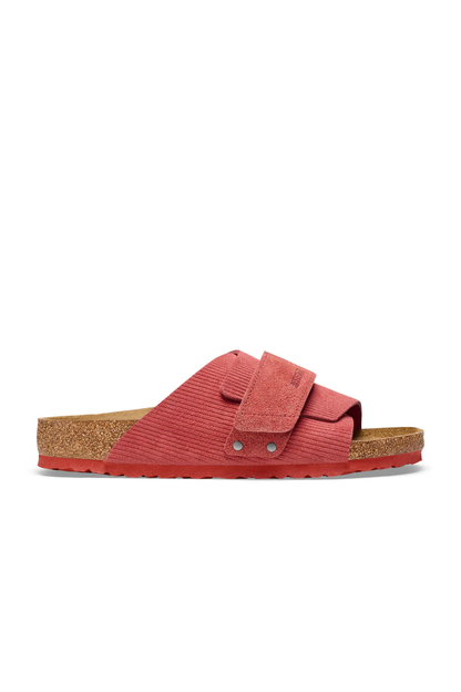 Kyoto Corduroy Sienna Red Embossed Suede Regular