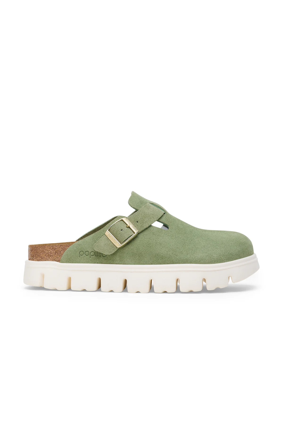Boston Chunky Green Tea Leather Narrow