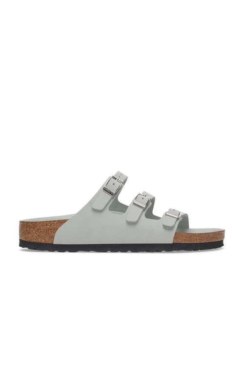 Florida Semi-Exquisite Pure Sage Nubuck Leather Narrow