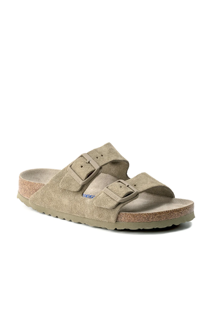 Arizona Sfb Faded Khaki Suede Leather Narrow