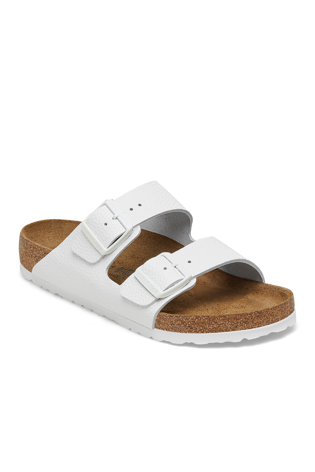 Arizona White Smooth Leather Narrow