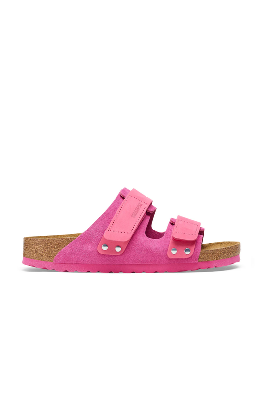 Uji Fuchsia Tulip Suede/nubuck Leather Narrow