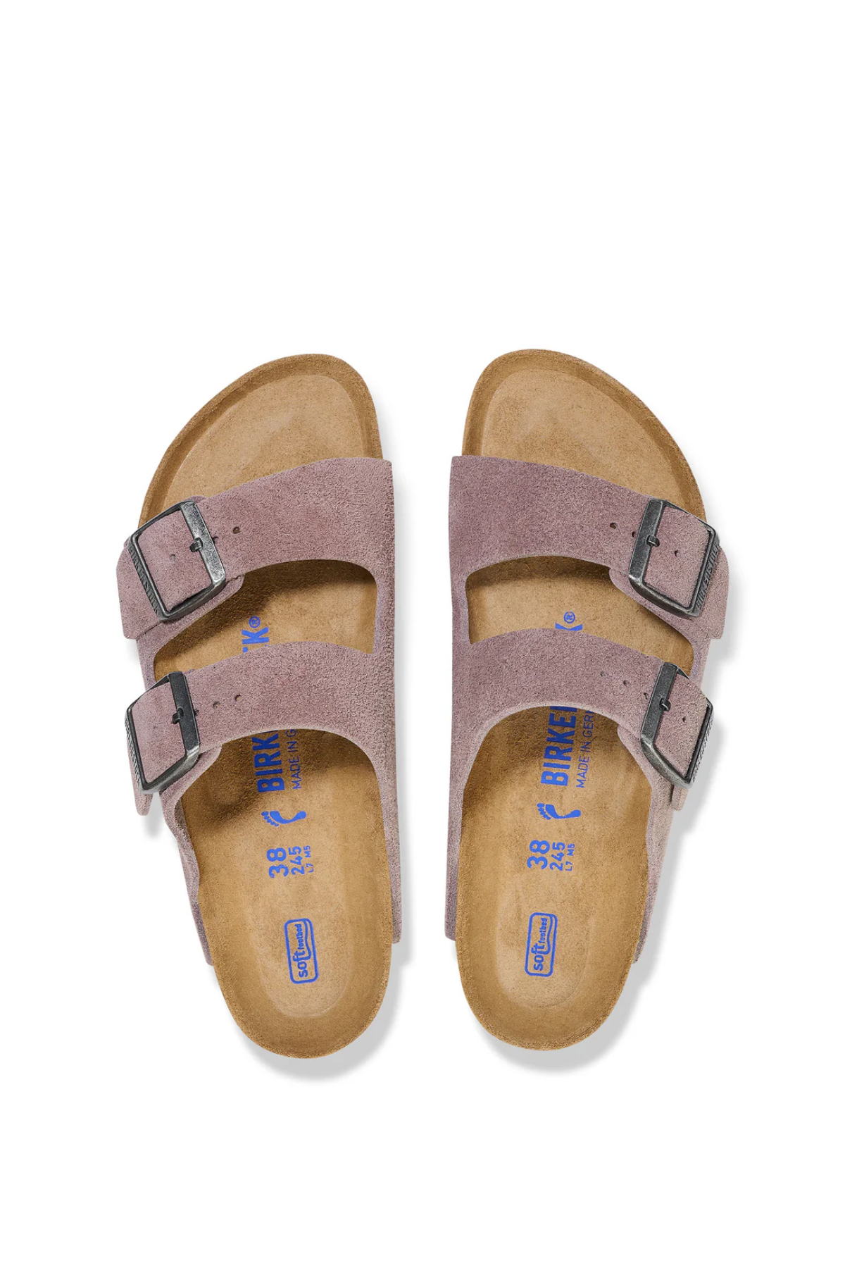 Arizona Sfb Faded Purple Suede Leather Narrow