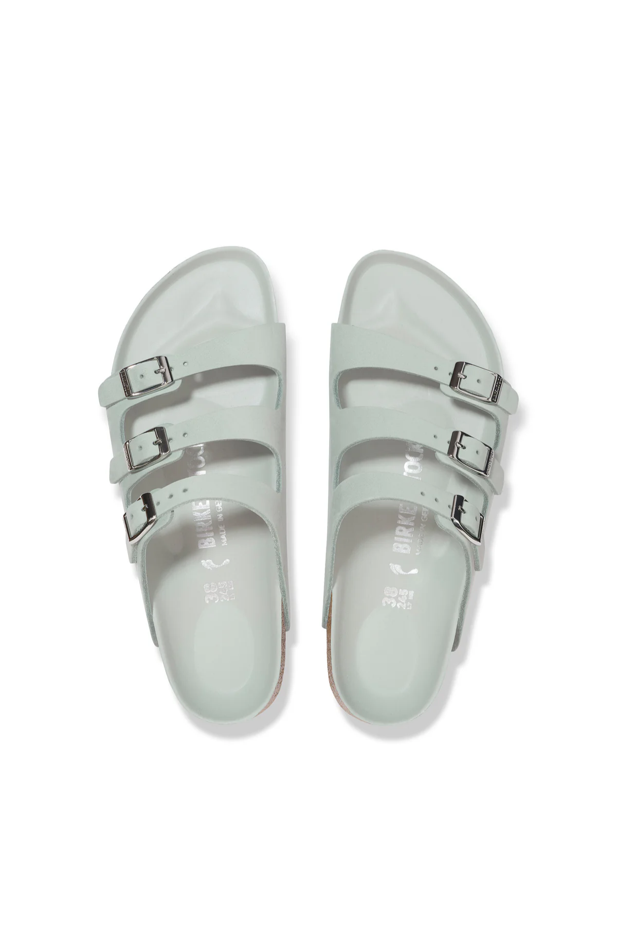 Florida Semi-Exquisite Pure Sage Nubuck Leather Regular