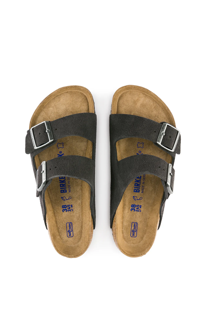 Arizona Sfb Velvet Grey Suede Leather Narrow
