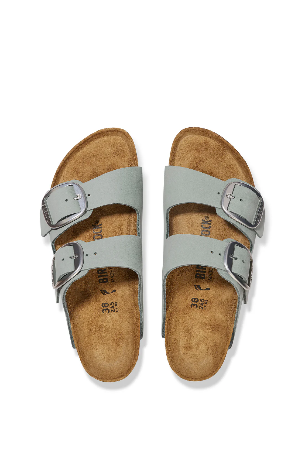 Arizona Big Buckle Pure Sage Nubuck Leather Regular