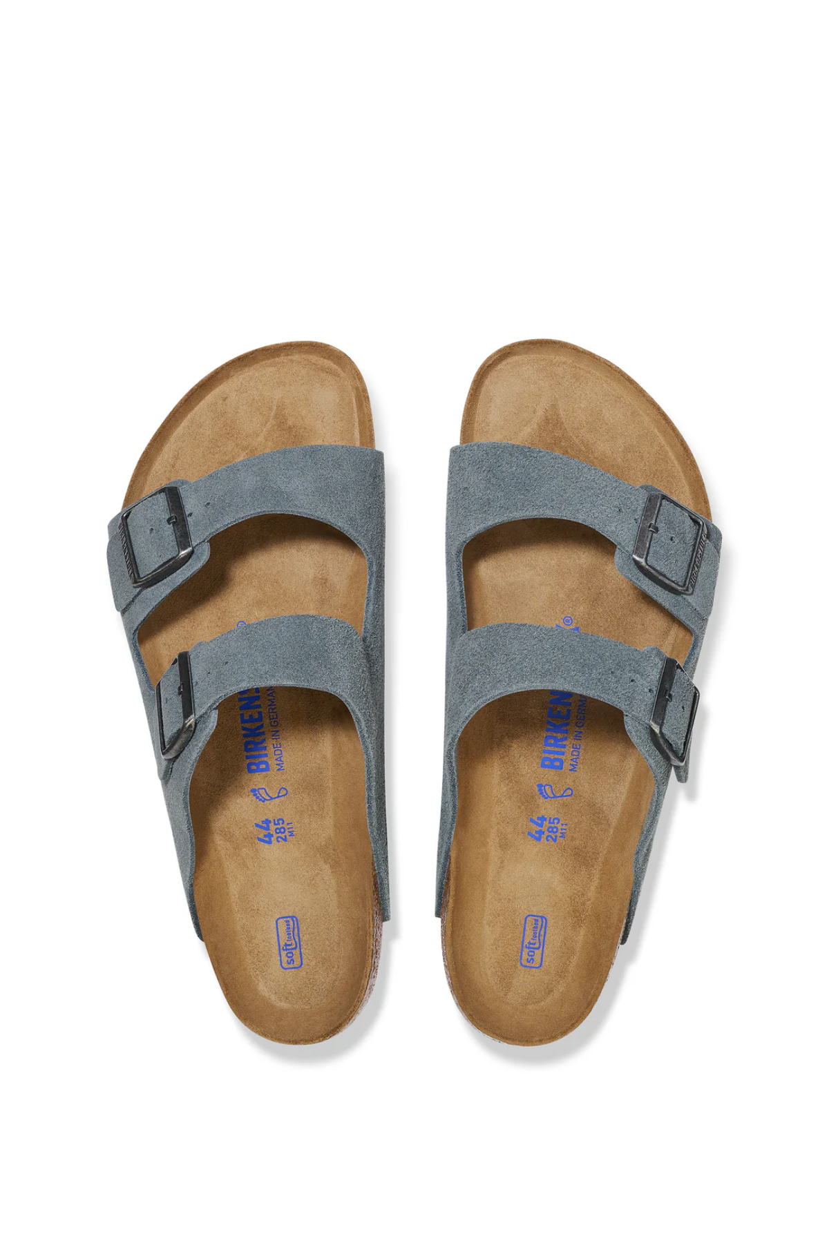 Arizona Sfb Basalt Grey Suede Leather Narrow