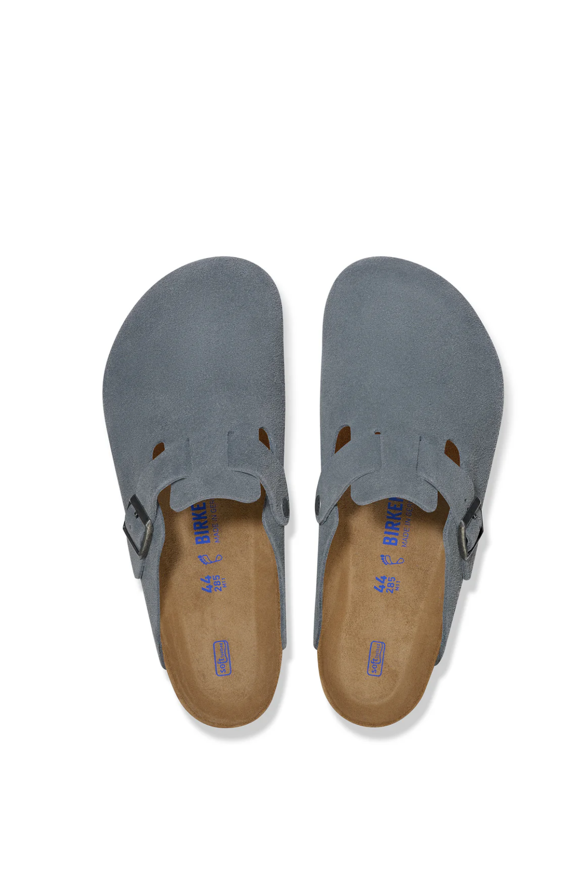 Boston Sfb Basalt Grey Suede Leather Narrow