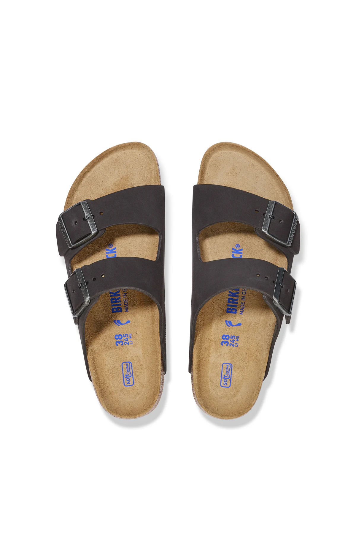 Arizona Sfb Black Nubuck Leather Regular