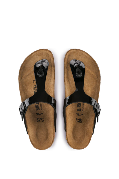 Gizeh Patent Black Birko-flor Regular